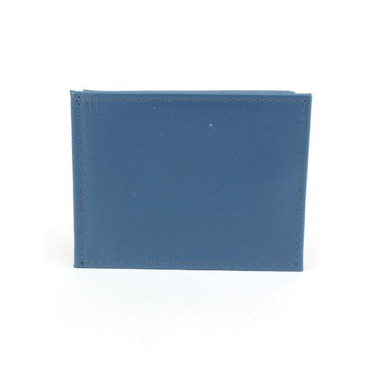 Обложка Croco-у-602-1 (для удостоверения+карточки) натуральная кожа синий бергамо (47) 265297 фото 2