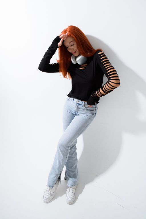 7476 Лонгслив женский