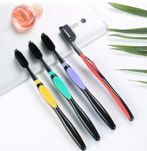 СКИДКА –28% Зубная щетка с бамбуковым углем (1 шт.) - Doma prosto фото 3