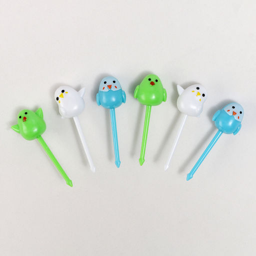 Цена за 3 шт. Топперы на пасху «Цыплята», 6 шт., пасхальный декор