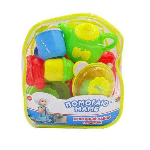 Помогаю маме. Набор посуды в сумочке - Abtoys фото 2