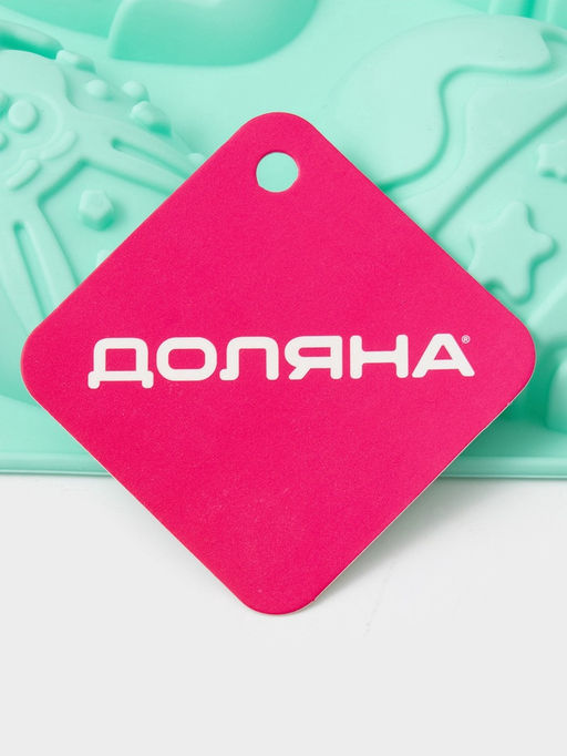 Форма силиконовая для выпечки Доляна Пасха, 27?17 см, 6 ячеек, цвет мятный фото 6