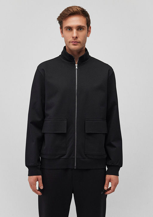 Siyah Sweatshirt - Mavi фото 3