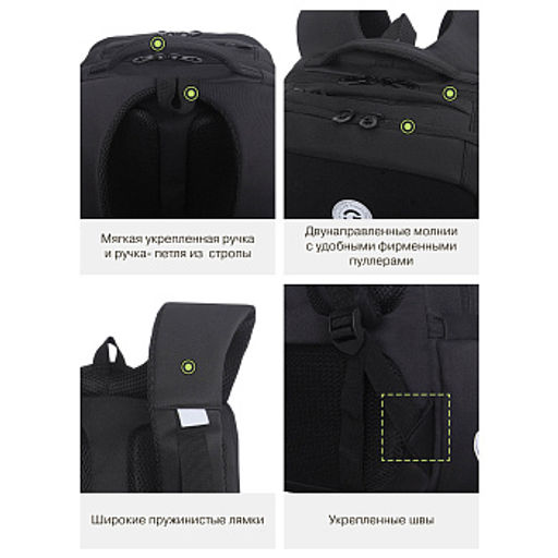 RG-666-3 Рюкзак школьный с обвесом - Grizzly фото 37