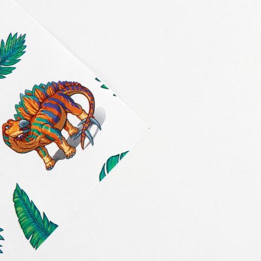 Цена за 10 шт. Бумага упаковочная глянцевая «Динозаврики», 70 х 100 см