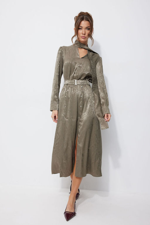 Платье LYUSHe 4248 оливка фото 2
