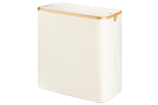 Корзина для белья 54*33*59 см 105 л с 2 отделениями и с 2 крышками, молочная - Elan gallery фото 3
