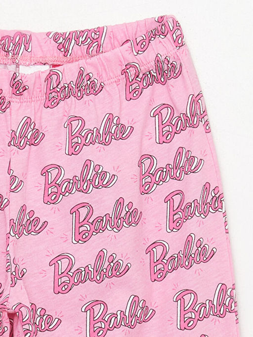 Beli Lastikli Barbie Bask?l? K?z ?ocuk Pijama Alt - Waikiki фото 2