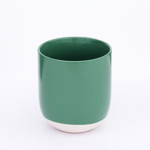 Кружка керамическая новогодняя Зимний лес, 400 мл, ручная работа