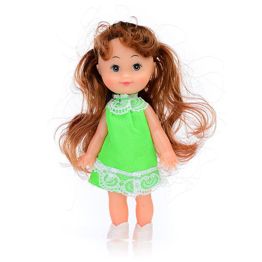 Кукла "Крошка Сью" в ярком, летнем платье, в пакете