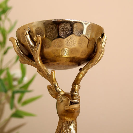 Подсвечник Олень, 24?14?24 см, алюминий