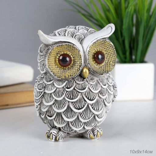 Статуэтка Сова 14 см / 377-3 /уп 72/