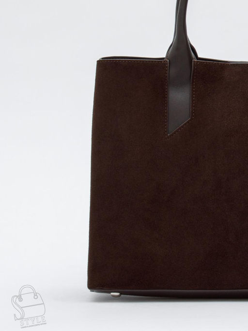Сумка женская кожаная 1019M d.coffee Polina&Eiterou