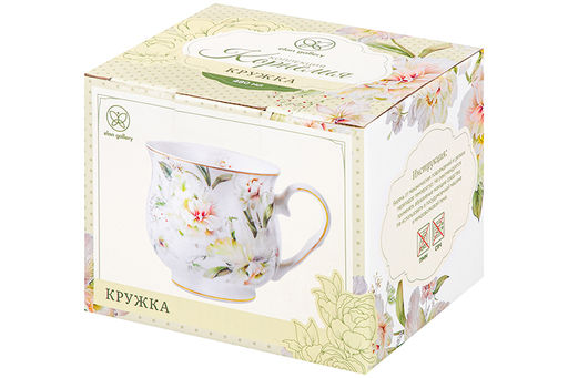 Кружка 480 мл 13,5*10*9 см "Корнелия" NEW BONE CHINA