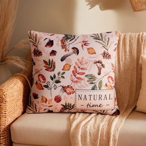 Подушка декоративная «Этель» Natural time, 40×40 см, велюр