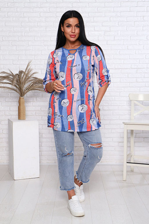 Туника, голубой (928-2)