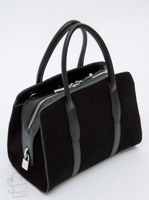 Сумка женская кожаная 8007-1S black Velina Fabbiano-Safenta