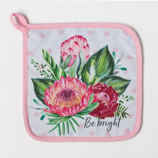 Прихватка Доляна Be bright 17х17 см, 35% хл, 65% пэ, ватин 250 г/м2  фото 2