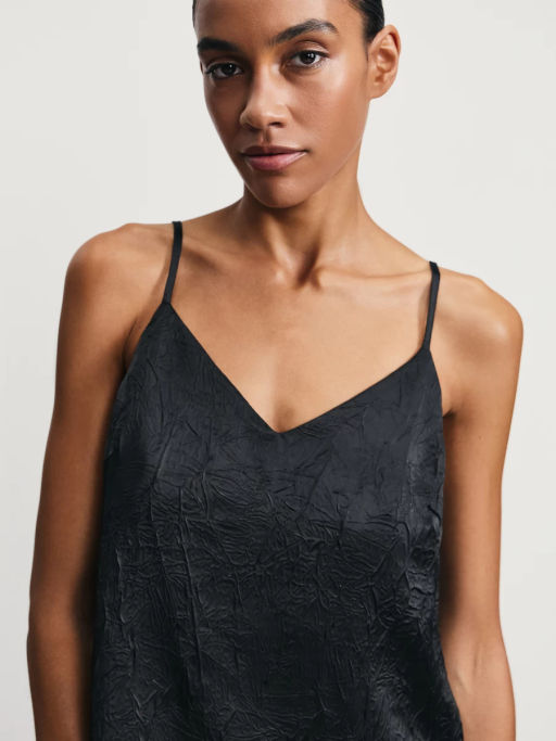 Атласный топ на бретелях / Zarina фото 6