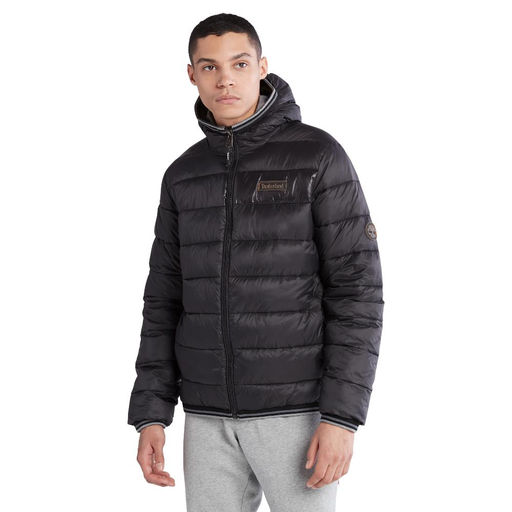 Куртка Timberland Jacket Hooded Mid Weight черная  фото 2