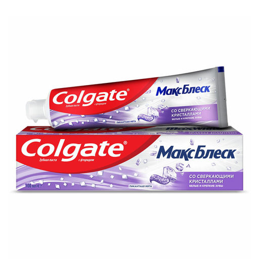 КОЛГЕЙТ з/паста 100мл Макс Блеск со сверкающими кристаллами