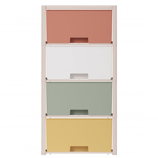 Комод "Колорит" цветной 4-х секцион. М7838