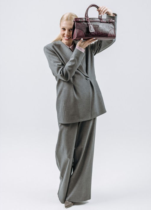 Сумка Lanotti CROCO LINE 8346/фиолетовый