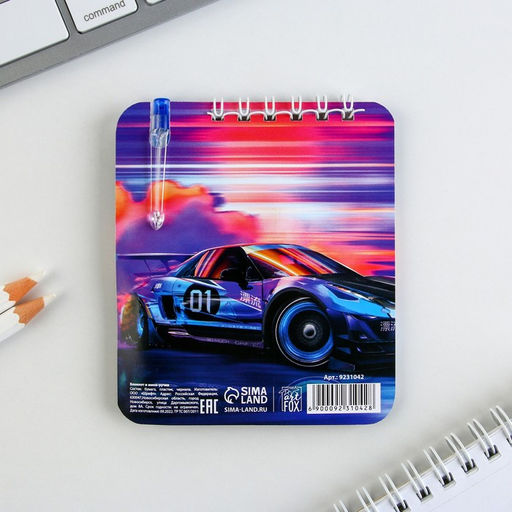 Набор Будь первым блокнот А7, 32 листа, мини-ручка синяя паста, пишущий узел 0.5 мм - Artfox фото 8