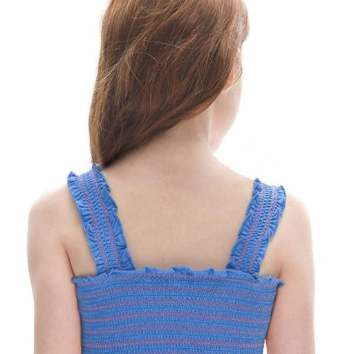 PELICAN, майка-топ для девочек, Джинс  фото 4