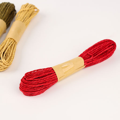 Рафия «Природа», длина 1шт. — 10 м., набор 6 шт., цвет МИКС