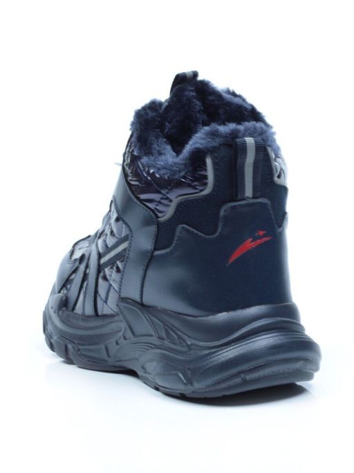 04-8525-2 DARK BLUE Ботинки зимние женские - No name фото 4