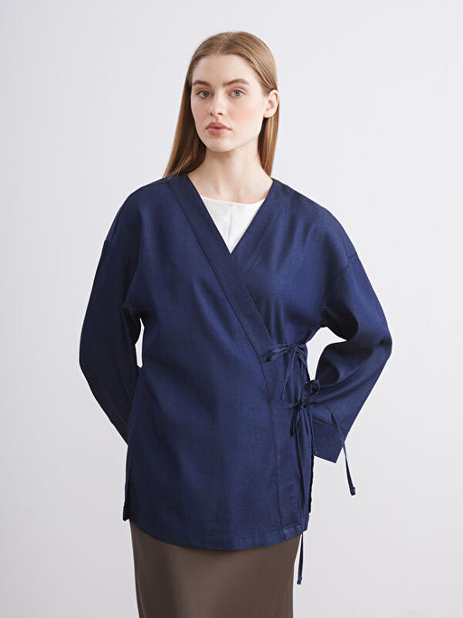 Kruvaze Yaka Kad?n Kimono