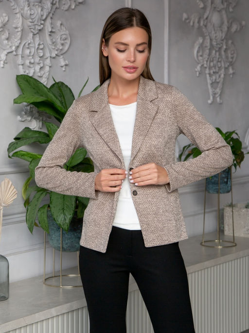 16-202 Жакет - Вишня фото 3