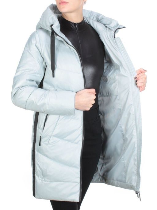 GWD202821 LIGHT GRAY Пальто зимнее облегченное ICEBEAR (150 гр. холлофайбер) - Fashion фото 6