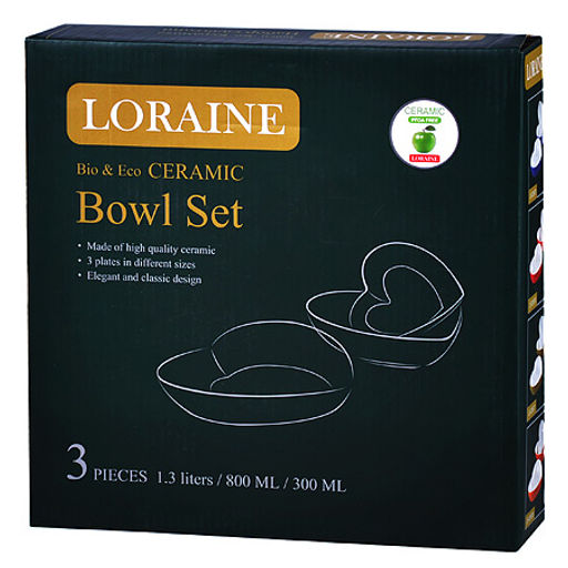 29578 Набор салатниц керамика 3 пр LR (х6) - Mayer&boch фото 4