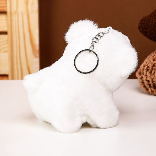 Мягкая игрушка Мишка белый, на брелоке, 11 см - Simaland фото 3