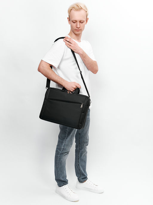 LACCOMA сумка НБ8617-A-черный полиэстр  фото 8