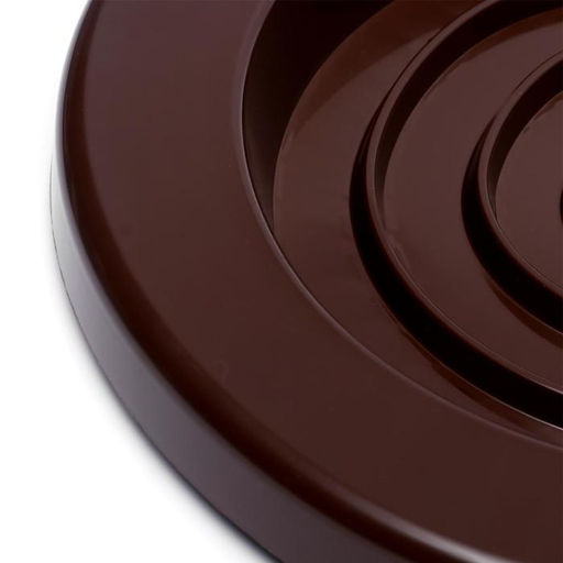 Туалет для приучения кошек к унитазу 39,2 х 38,7 х 3 см, коричневый - Пижон фото 2