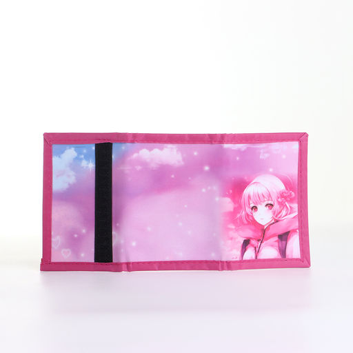 Кошелёк детский на липучке «Выбражулька», розовый