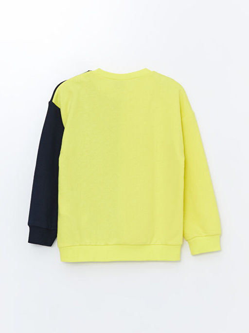 Bisiklet Yaka Fenerbah?e Bask?l? Erkek ?ocuk Sweatshirt - Waikiki фото 2