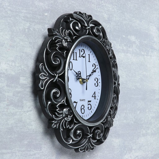 Часы настенные интерьерные «Трейси», плавный ход, 25×28 см