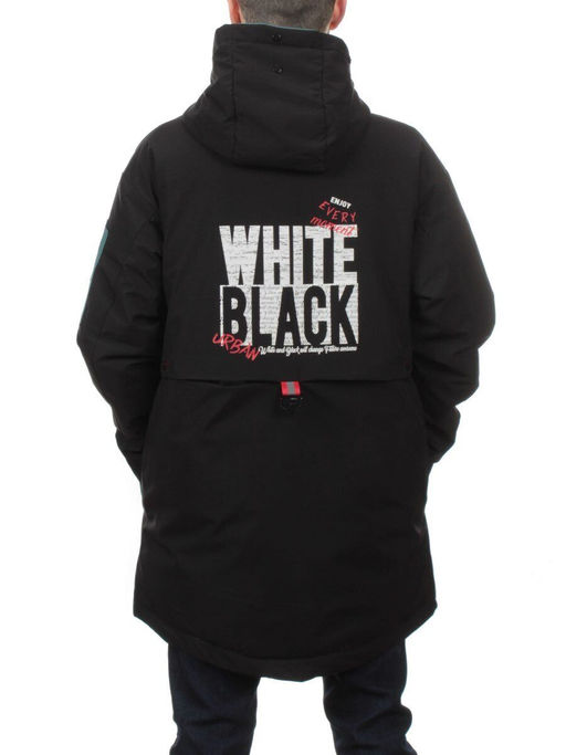 22066 BLACK GREEN Куртка мужская зимняя облегченная (150 гр. холлофайбер) - Fashion фото 9