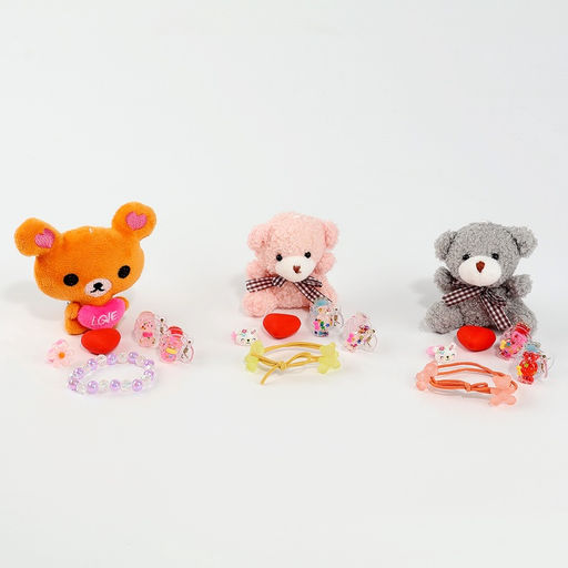 Цена за 3 шт. Мягкая игрушка-адвент Мишка - Milo toys фото 7