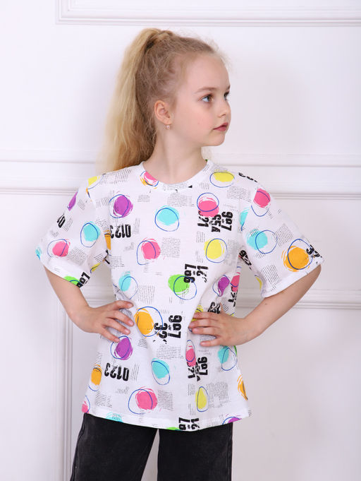 Ф037 Футболка Энни - Милаша фото 4