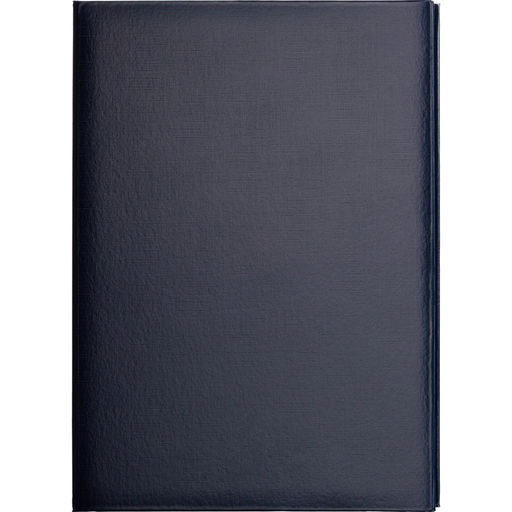 Папка адресная без тиснения бумвинил с поролоном синяя