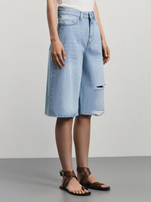 Джинсовые шорты бермуды / Zarina  фото 7