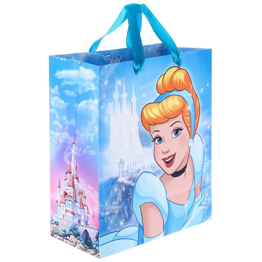 Пакет подарочный «Золушка»,23х27х11.5 см, упаковка, Принцессы