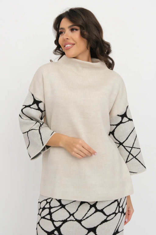 ЗЛАТА Костюм М 3305/молочный