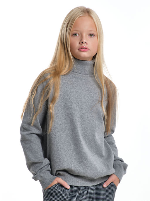 Джемпер (водолазка) 33-12240 т.серый