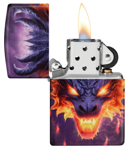 Зажигалка ZIPPO Пылающий дракон | Glowing Dragon 46251  фото 3